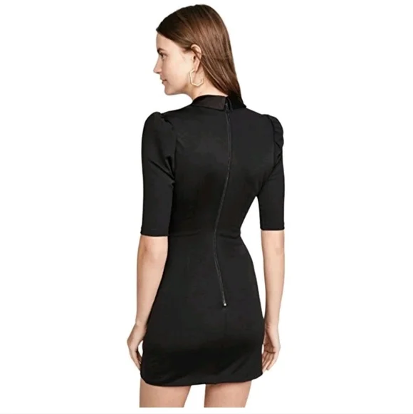 Alice + Olivia Remi tuxedo Wrap Dress Size 4 - Picture 3 of 11